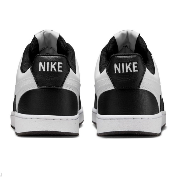 New Nike Black White Court Vision Low Sneakers - Picture 2 of 4